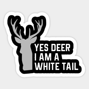 White Tail Deer Hunting Sticker